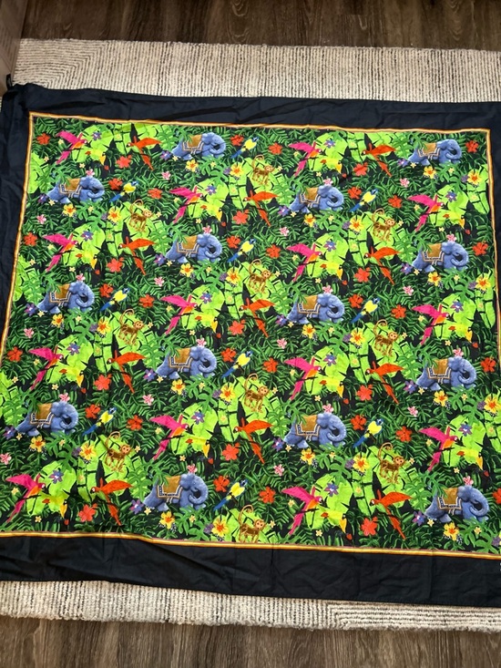 LG Accessories - Jim Thompson Pareo Beach Cover Up Skirt Scarf Animal Print Jungle Fauna Cotton